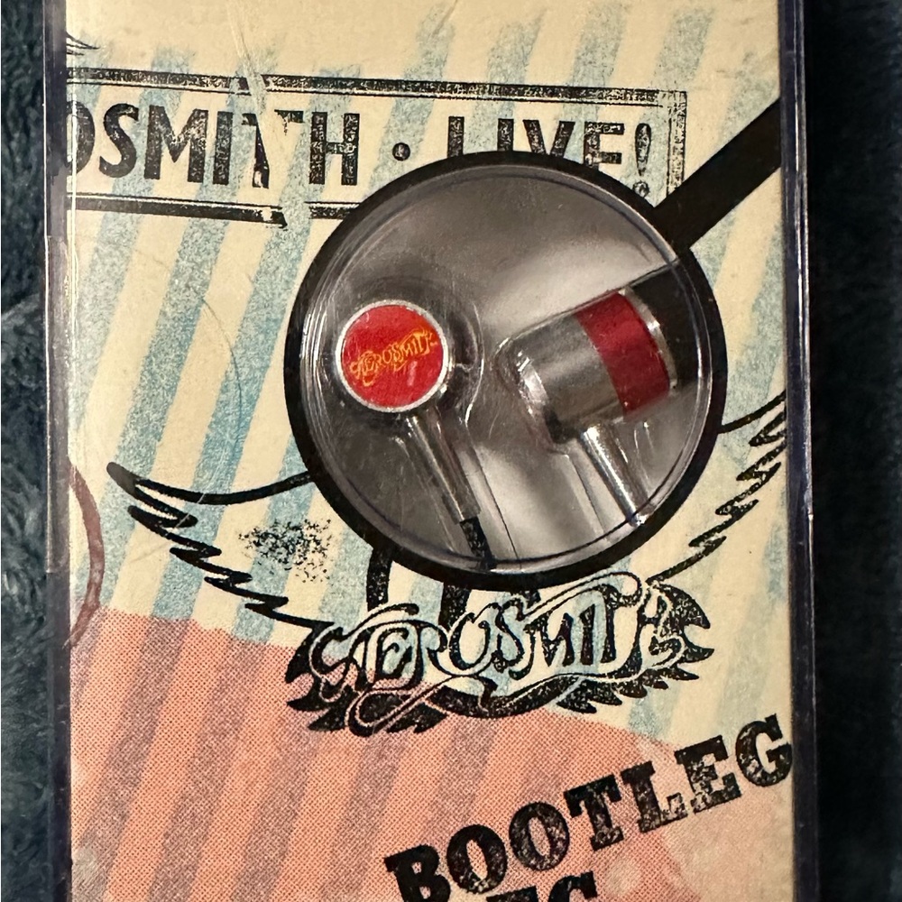 Aerosmith Red and Silver In-Ear Headphones